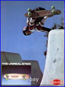 Sims Vintage 70's NOS undrilled Taperkick 36 Tracker Haftracks Bowl Riders