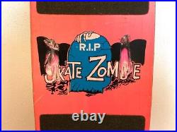 Skate zombie 80s vintage skateboard pink