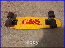 Skateboard Vintage 1970s G&S Fiber Flex Bowl Rider Fiberglass Complete GT ACS430 Skateboard Vintage 1970s G&S Fiber Flex Bowl Rider Fiberglass Complete GT ACS430