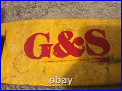 Skateboard Vintage 1970s G&S Fiber Flex Bowl Rider Fiberglass Complete GT ACS430 Skateboard Vintage 1970s G&S Fiber Flex Bowl Rider Fiberglass Complete GT ACS430