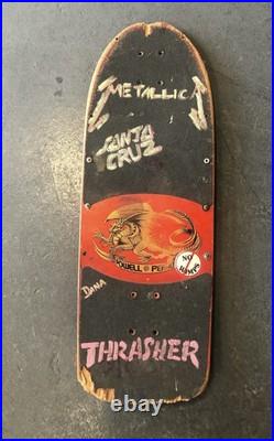 Skateboard deck Vintage Powell Peralta Skull and Sword RED 80s (deck only) Skateboard deck Vintage Powell Peralta Skull and Sword RED 80s (deck only)