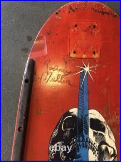 Skateboard deck Vintage Powell Peralta Skull and Sword RED 80s (deck only) Skateboard deck Vintage Powell Peralta Skull and Sword RED 80s (deck only)