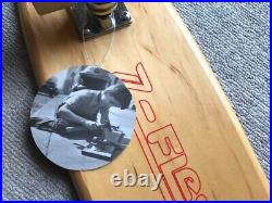 Skateboard vintage Z-flex CHIPPERFRANK wood cruiser very rare model dead stock