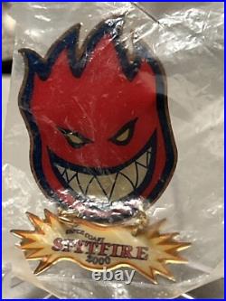 Skateboarding Pin Rare Spitfire Skateboard Logo Space Coast FL Vtg Y2K 2000 New Skateboarding Pin Rare Spitfire Skateboard Logo Space Coast FL Vtg Y2K 2000 New