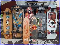 Skateboards Lot 8 Total Hobie Nash Huffy Valterra Variflex Tony Hawk Vintage