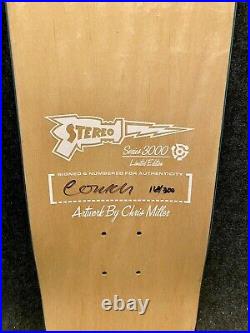 Stereo Skates Chris Miller Cat Skateboard Series 3000 Number 160/300, G&S