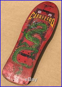 Steve Caballero Powell Peralta Skateboard Chinese Dragon 1980s Vintage Original