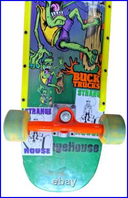 Strange House Skateboard by Bobby Brown (Artist) Made for Frank Molina of SH