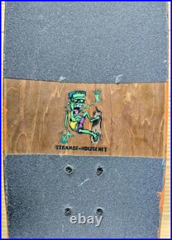 Strange House Skateboard by Bobby Brown (Artist) Made for Frank Molina of SH