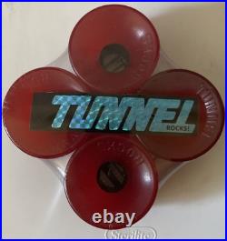 TUNNEL ROCKS Skateboard Wheels Red N. O. S Skate Alva pool's Vintage Dog Town 70's
