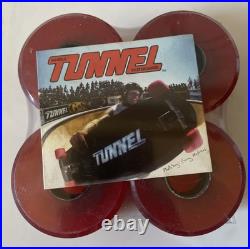 TUNNEL ROCKS Skateboard Wheels Red N. O. S Skate Alva pool's Vintage Dog Town 70's