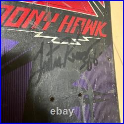 Tony Hawk 1988 Powell Deck Signed by Lester Kasai & Pierre André Ultra Rare F/S Tony Hawk 1988 Powell Deck Signed by Lester Kasai & Pierre André Ultra Rare F/S