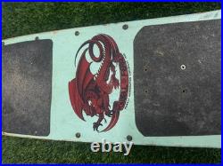 Tony Hawk Powell Peralta Vintage 1985 Skateboard Deck OG Sea Foam Pig Rare