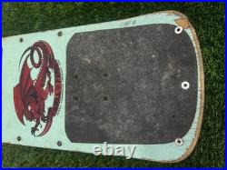 Tony Hawk Powell Peralta Vintage 1985 Skateboard Deck OG Sea Foam Pig Rare
