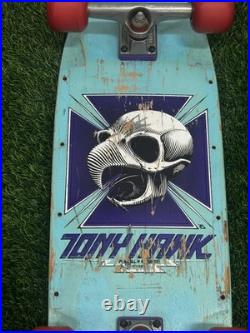Tony Hawk Powell Peralta Vintage 1985 Skateboard Deck OG Sea Foam Pig Rare