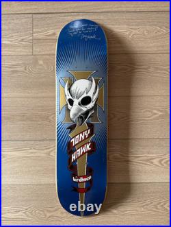 Tony Hawk Skateboard CREST 2000s SIGNED RARE Vintage Birdhouse