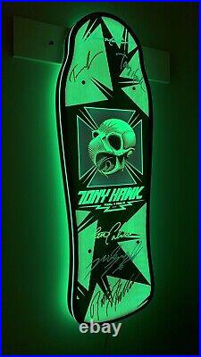 Tony Hawk Tribute Skatelight withphotoshopped sigs of all 6 members