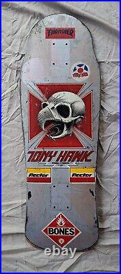 Tony Hawk Vintage 1987 Powell Peralta Bonite Skateboard Deck Used Rare