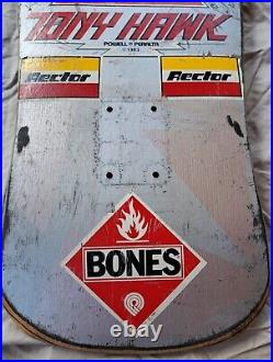 Tony Hawk Vintage 1987 Powell Peralta Bonite Skateboard Deck Used Rare