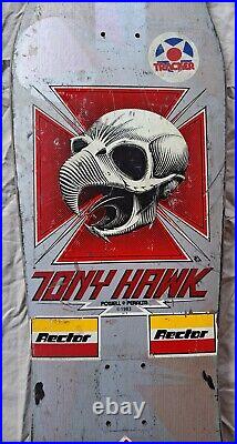 Tony Hawk Vintage 1987 Powell Peralta Bonite Skateboard Deck Used Rare