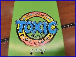 Toxic Denny Riordon Built Skateboard Deck Brand X