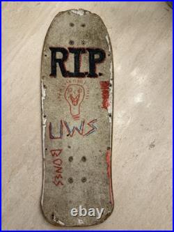 Uncle Wiggley Fishstik Epoxy Glass Skateboard Deck OG 1985 Vintage Rare