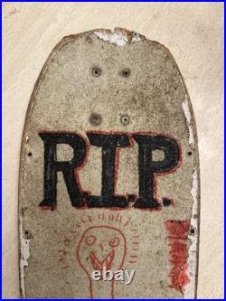 Uncle Wiggley Fishstik Epoxy Glass Skateboard Deck OG 1985 Vintage Rare