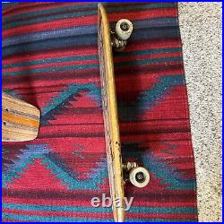 VINTAGE 1970s Homemade Skateboard Folk Art Surf Style Historic