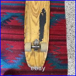 VINTAGE 1970s Homemade Skateboard Folk Art Surf Style Historic