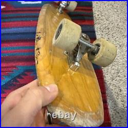 VINTAGE 1970s Homemade Skateboard Folk Art Surf Style Historic