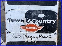 VINTAGE 80s Town and Country Quad Skateboard Vision Shredders Gull Wing Trucks