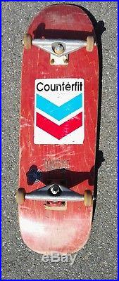 VINTAGE EARLY 1990's SKATEBOARD COUNTERFIT OLD SCHOOL TRACKER (EXTREMELY RARE!)