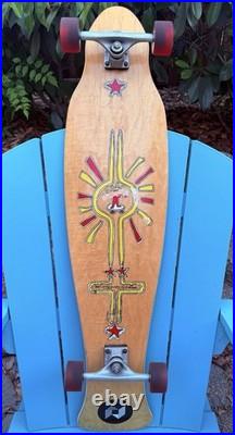 VINTAGE FREERIDE COMPLETE LONGBOARD SKATEBOARD 41 1990s KEITH HARING GRAPHICS