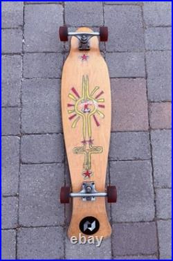 VINTAGE FREERIDE COMPLETE LONGBOARD SKATEBOARD 41 1990s KEITH HARING GRAPHICS