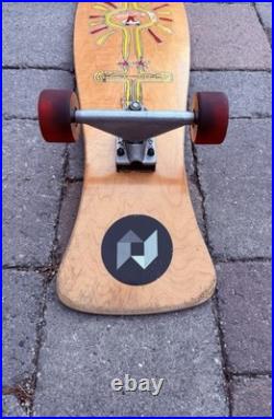 VINTAGE FREERIDE COMPLETE LONGBOARD SKATEBOARD 41 1990s KEITH HARING GRAPHICS