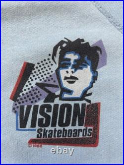 VINTAGE MARK GONZALES VISION 1985 Crewneck Sweatshirt MEDIUM SKATEBOARD VINTAGE MARK GONZALES VISION 1985 Crewneck Sweatshirt MEDIUM SKATEBOARD