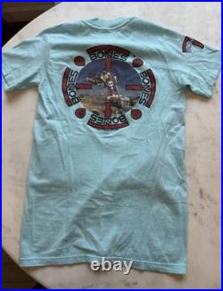 VINTAGE NOS 80's 1988 POWELL PERALTA T-BONES MIKE MCGILL SKATEBOARD T-SHIRT