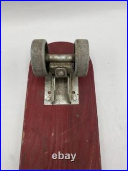 VINTAGE OFFICIAL SKEE SKATE BY TRESCO WOODEN SKATEBOARD With METAL WHEELS 18 3/4 VINTAGE OFFICIAL SKEE SKATE BY TRESCO WOODEN SKATEBOARD With METAL WHEELS 18 3/4