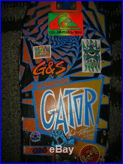 VINTAGE VISION GATOR Mark Gator Rogowski complete skateboard used