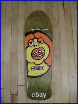 VISION Mark Gonzales NOS OG 1989 GONZ Fat Face skateboard deck