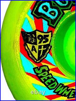 VTG 1980 Santa Cruz Bullet Speed Wheels Green- SMA Alva Powell Peralta Vision