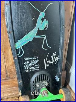 VTG 1980s Variflex Grasshopper Skateboard Street Wheels Deck Complete Fishtail