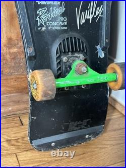 VTG 1980s Variflex Grasshopper Skateboard Street Wheels Deck Complete Fishtail