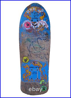 VTG 1988 Powell Peralta TOMMY GUERRERO 7PLY Flaming Dagger Skateboard Deck RARE