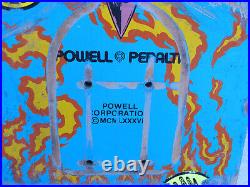 VTG 1988 Powell Peralta TOMMY GUERRERO 7PLY Flaming Dagger Skateboard Deck RARE