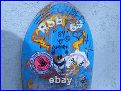 VTG 1988 Powell Peralta TOMMY GUERRERO 7PLY Flaming Dagger Skateboard Deck RARE