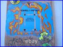 VTG 1988 Powell Peralta TOMMY GUERRERO 7PLY Flaming Dagger Skateboard Deck RARE