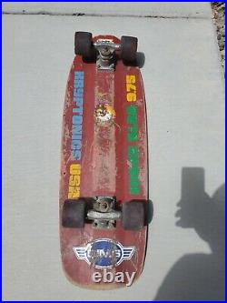 VTG 78-79 Micke Alba 9.75 Kryptonics K-Beam Skateboard Tracker Simms RARE VHTF
