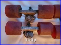 VTG GT Wheels (8) & GT Pro-Trax Trucks (4) Set Of 2 Pre-owned Used Skateboard