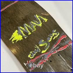 VTG Maui and Sons California 1980s 1990 Shark Surf Skateboard Deck NEW G&S RARE